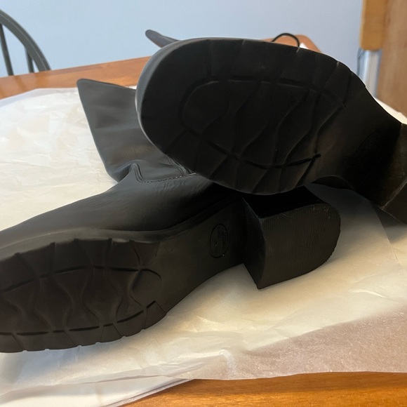 Martino Canada Lace/ Zip Riding Boot Equestrian, Moto Sz 10 wide - Picture 6 of 13